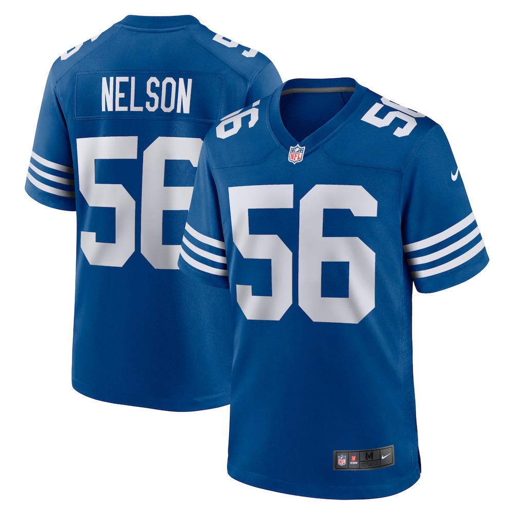 Indianapolis Colts Merch - Men's Quenton Nelson Royal Alternate Game Jersey 1 - Unicasport Indianapolis Colts Merch - Men's Quenton Nelson Royal Alternate Game Jersey