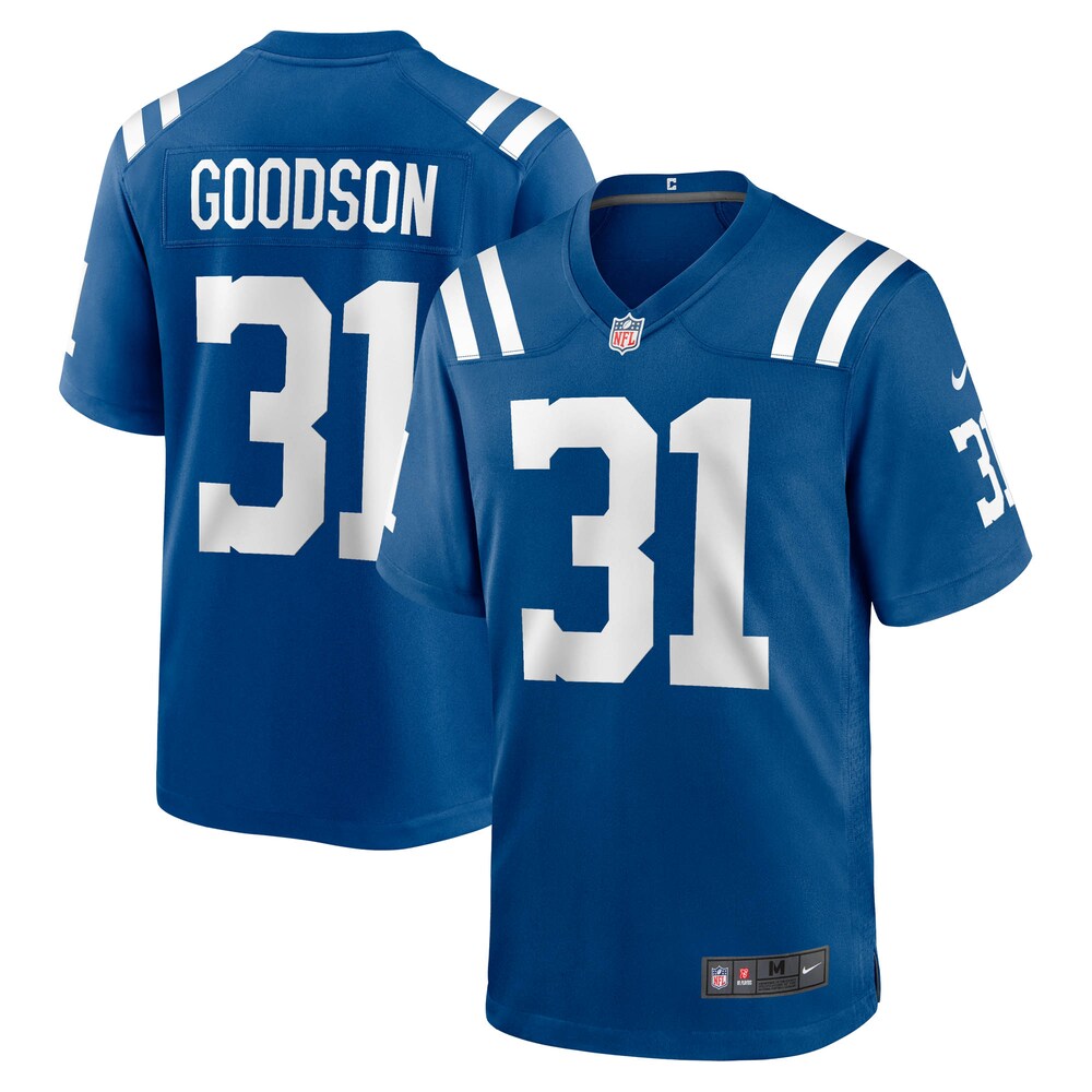 Indianapolis Colts Merch - Men's Tyler Goodson Royal Game Jersey For Adults 1 - Unicasport Indianapolis Colts Merch - Men's Tyler Goodson Royal Game Jersey For Adults