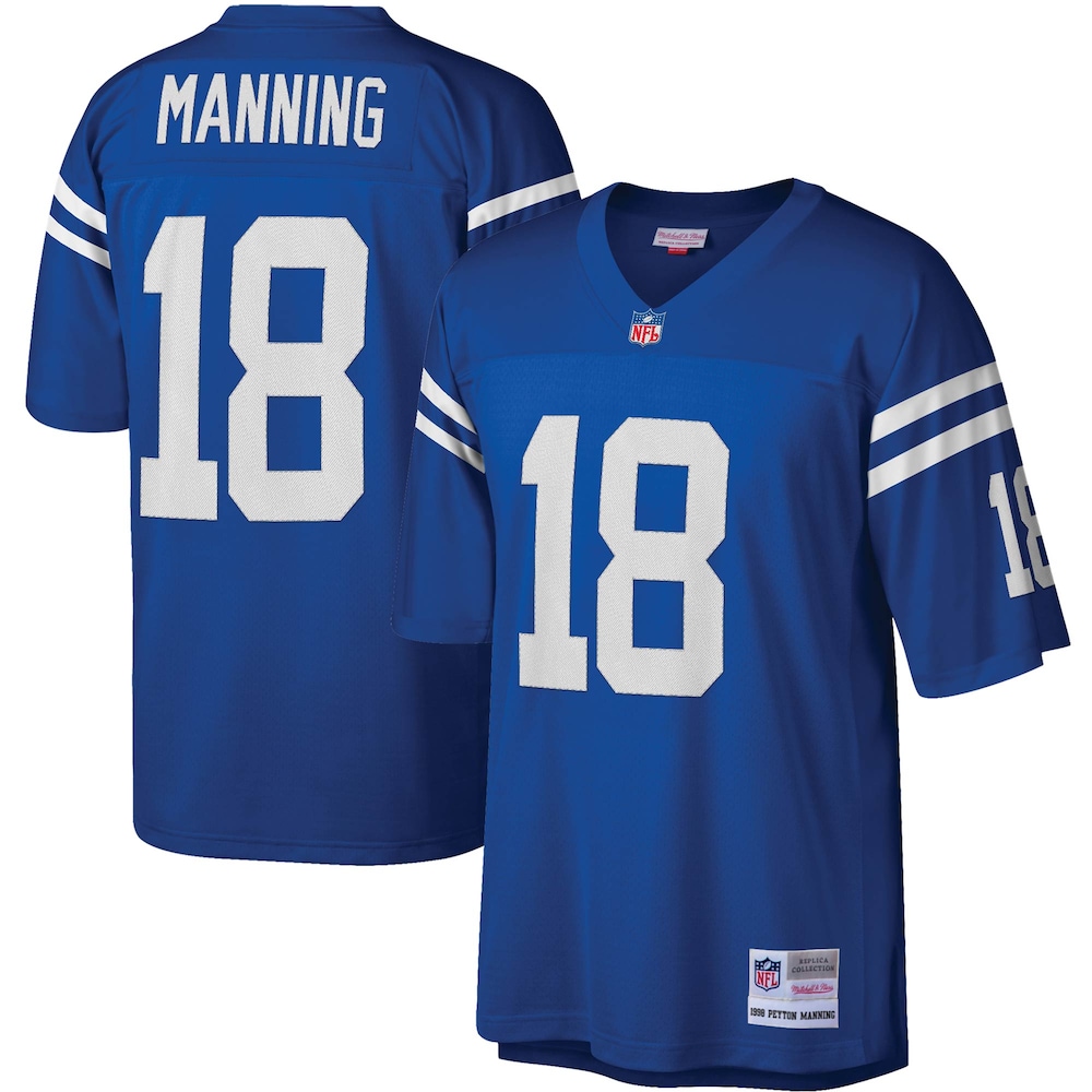 Indianapolis Colts Merch - Men's Peyton Manning Royal Legacy Replica Jersey - Football Gifts For Him 1 - Unicasport Indianapolis Colts Merch - Men's Peyton Manning Royal Legacy Replica Jersey - Football Gifts For Him