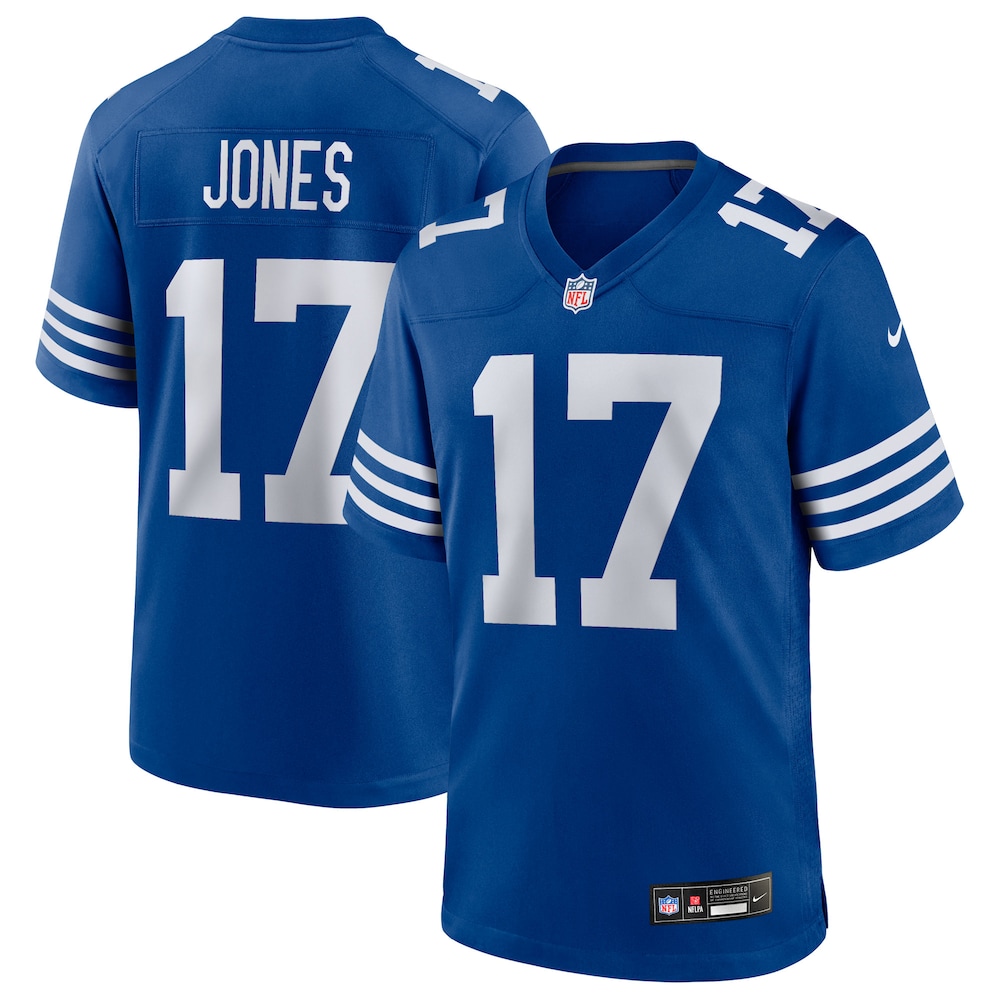 Indianapolis Colts Merch - Men's Daniel Jones Royal Alternate Game Jersey 1 - Unicasport Indianapolis Colts Merch - Men's Daniel Jones Royal Alternate Game Jersey