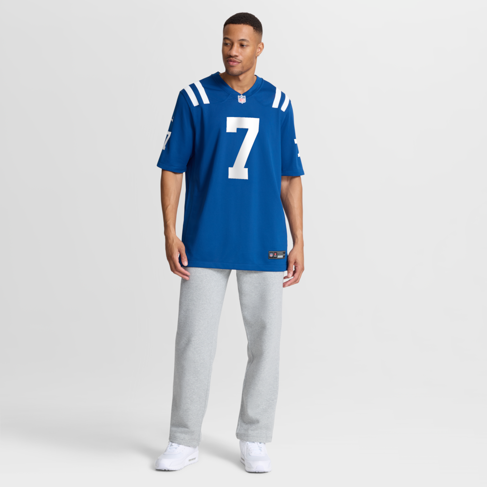Indianapolis Colts Merch - Men's Charvarius Ward Royal Team Game Jersey