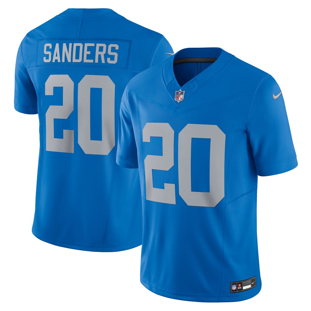 Detroit Lions Merch - Men's Barry Sanders Vapor F.U.S.E. Alternate Limited Jersey, Blue 1 - Unicasport Detroit Lions Merch - Men's Barry Sanders Vapor F.U.S.E. Alternate Limited Jersey, Blue