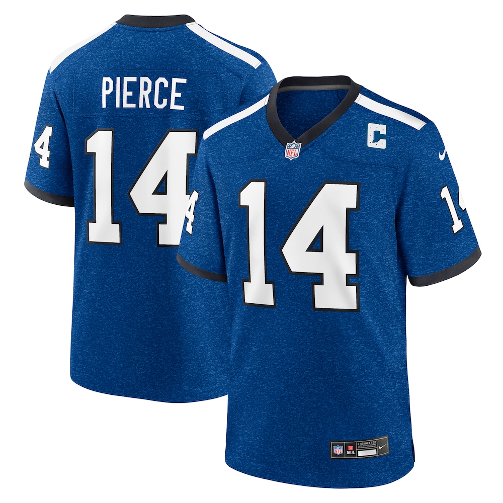 Indianapolis Colts Merch - Men's Alec Pierce Alternate Game Jersey, Blue 1 - Unicasport Indianapolis Colts Merch - Men's Alec Pierce Alternate Game Jersey, Blue