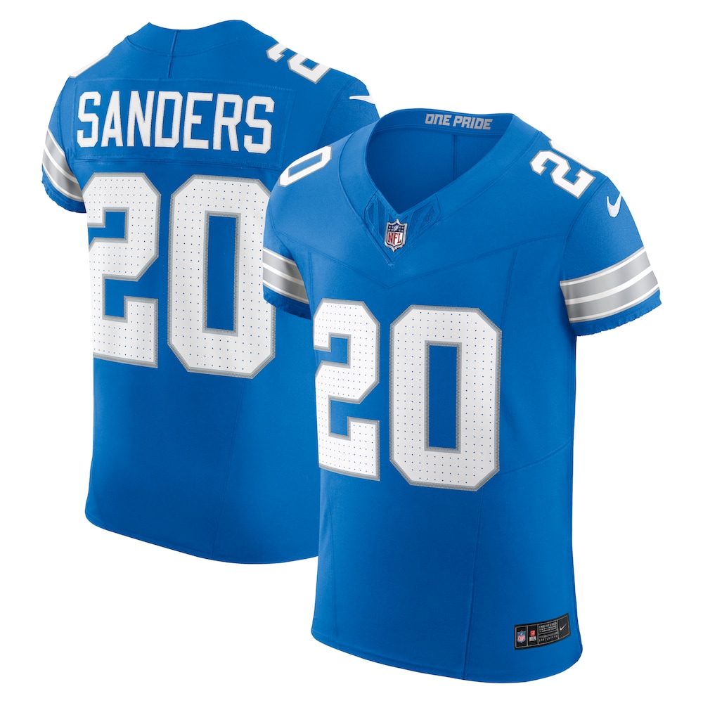 Detroit Lions Merch - Men's Barry Sanders Team Vapor F.U.S.E. Elite Jersey, Blue 1 - Unicasport Detroit Lions Merch - Men's Barry Sanders Team Vapor F.U.S.E. Elite Jersey, Blue