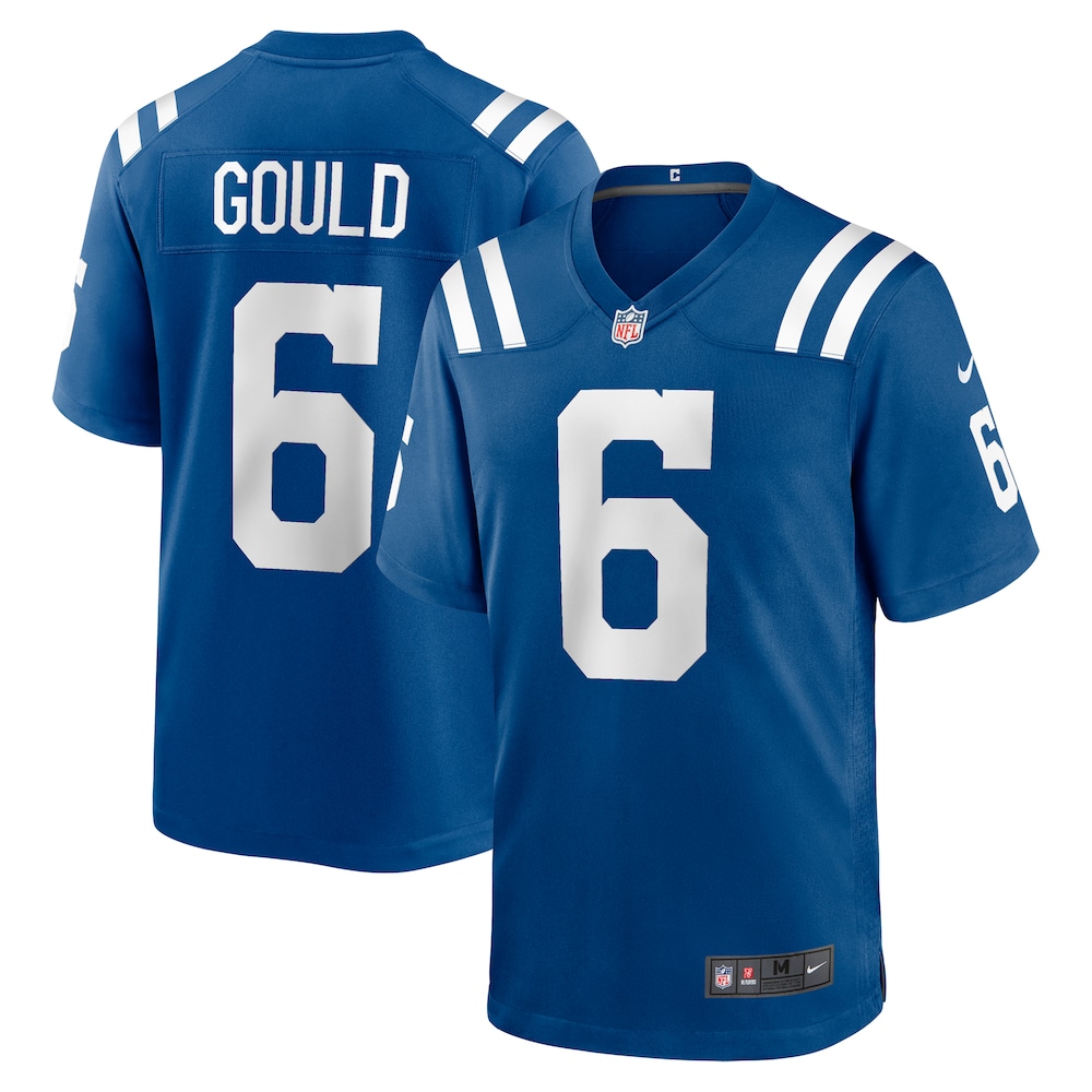 Indianapolis Colts Merch - Men's Anthony Gould Royal Game Jersey 1 - Unicasport Indianapolis Colts Merch - Men's Anthony Gould Royal Game Jersey