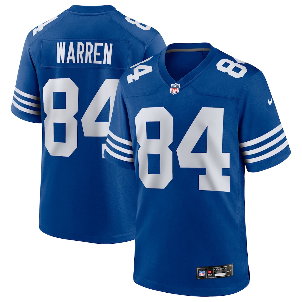 Indianapolis Colts Merch - Men's Tyler Warren Royal Alternate Game Jersey 1 - Unicasport Indianapolis Colts Merch - Men's Tyler Warren Royal Alternate Game Jersey