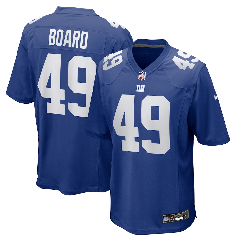 New York Giants Merch - Men's Chris Board Royal Team Game Jersey 1 - Unicasport New York Giants Merch - Men's Chris Board Royal Team Game Jersey