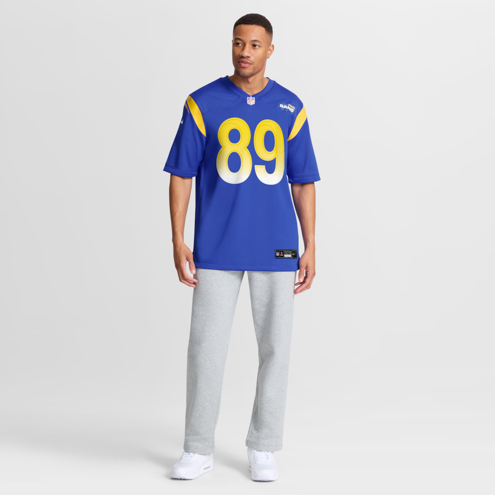 Los Angeles Rams Merch - Men's Tyler Higbee Royal Jersey 1 - Unicasport Los Angeles Rams Merch - Men's Tyler Higbee Royal Jersey