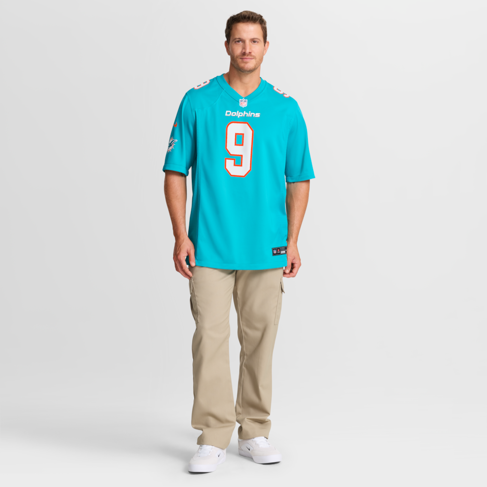 Miami Dolphins Merch - Men's Ifeatu Melifonwu Aqua Team Game Jersey 1 - Unicasport Miami Dolphins Merch - Men's Ifeatu Melifonwu Aqua Team Game Jersey