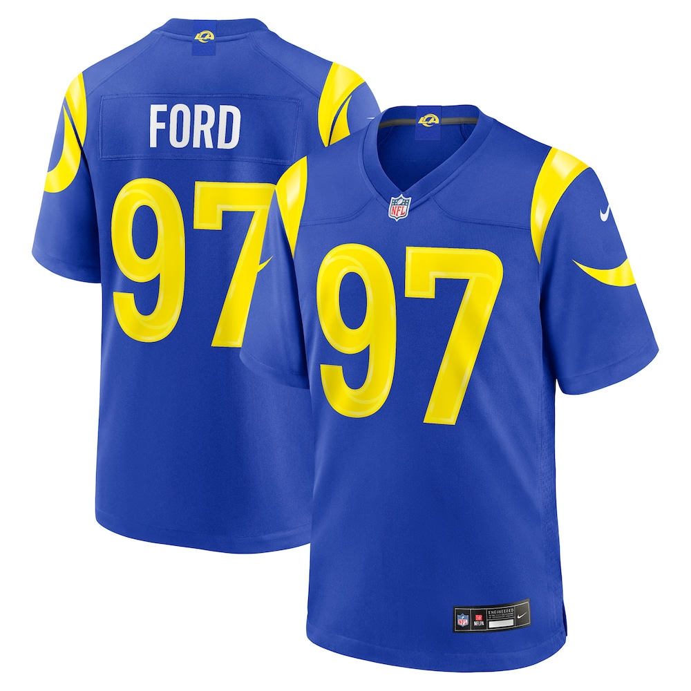 Los Angeles Rams Merch - Men's Poona Ford Royal Game Jersey For Adults 1 - Unicasport Los Angeles Rams Merch - Men's Poona Ford Royal Game Jersey For Adults