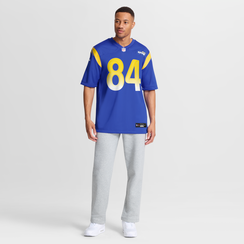 Los Angeles Rams Merch - Men's Colby Parkinson Royal Team Game Jersey 1 - Unicasport Los Angeles Rams Merch - Men's Colby Parkinson Royal Team Game Jersey