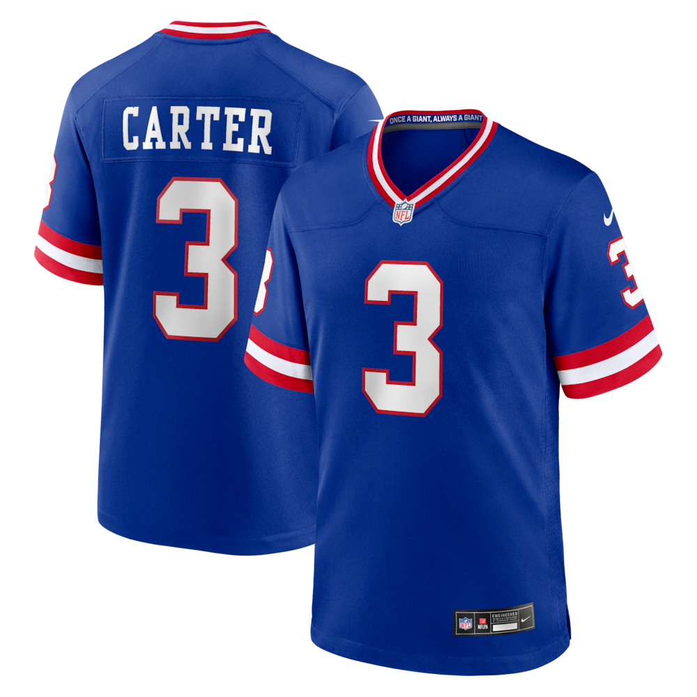 New York Giants Merch - Men's Abdul Carter Royal Alternate 2 Game Jersey 1 - Unicasport New York Giants Merch - Men's Abdul Carter Royal Alternate 2 Game Jersey