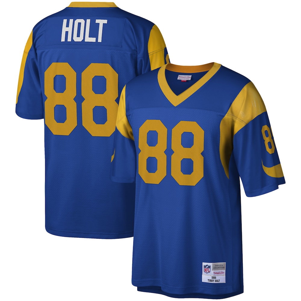 Los Angeles Rams Merch - Men's Torry Holt Royal Legacy Replica Jersey - Cool Gifts For Football Fans 1 - Unicasport Los Angeles Rams Merch - Men's Torry Holt Royal Legacy Replica Jersey - Cool Gifts For Football Fans