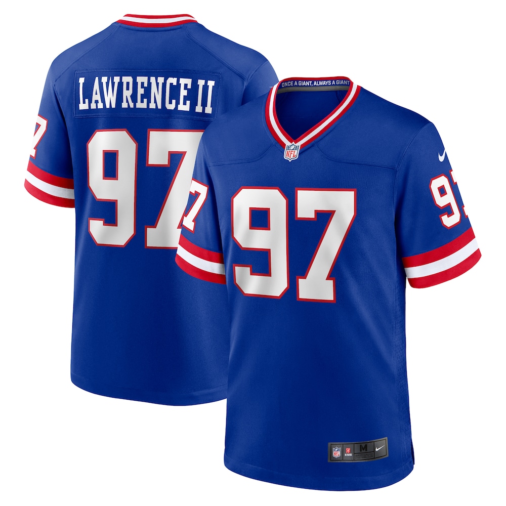New York Giants Merch - Men's Dexter Lawrence Royal Alternate Game Jersey 1 - Unicasport New York Giants Merch - Men's Dexter Lawrence Royal Alternate Game Jersey