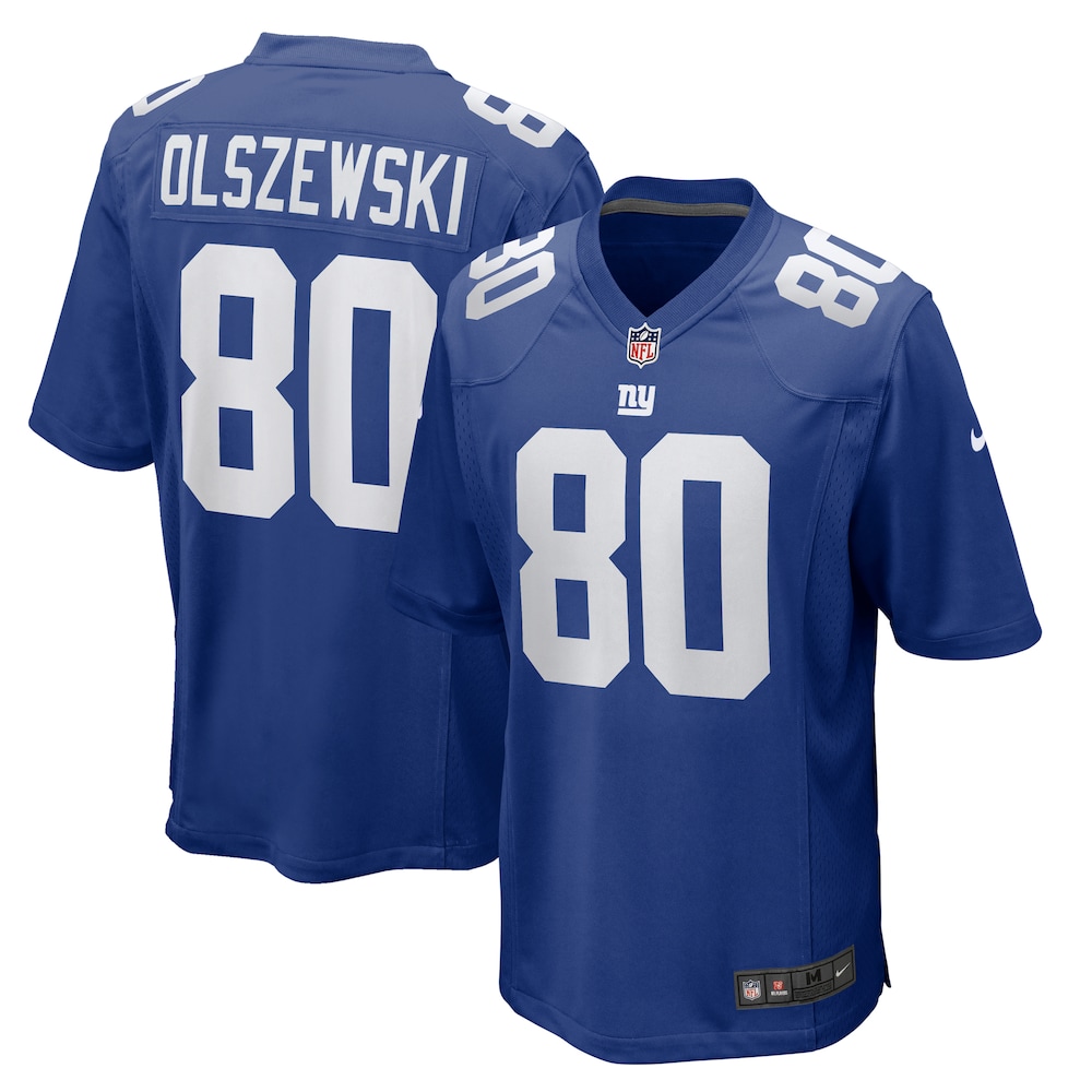 New York Giants Merch - Men's Gunner Olszewski Royal Team Game Jersey - Presents For Football Fans 1 - Unicasport New York Giants Merch - Men's Gunner Olszewski Royal Team Game Jersey - Presents For Football Fans