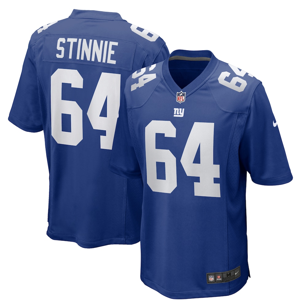 New York Giants Merch - Men's Aaron Stinnie Royal Team Game Jersey - Football Christmas Gifts 1 - Unicasport New York Giants Merch - Men's Aaron Stinnie Royal Team Game Jersey - Football Christmas Gifts