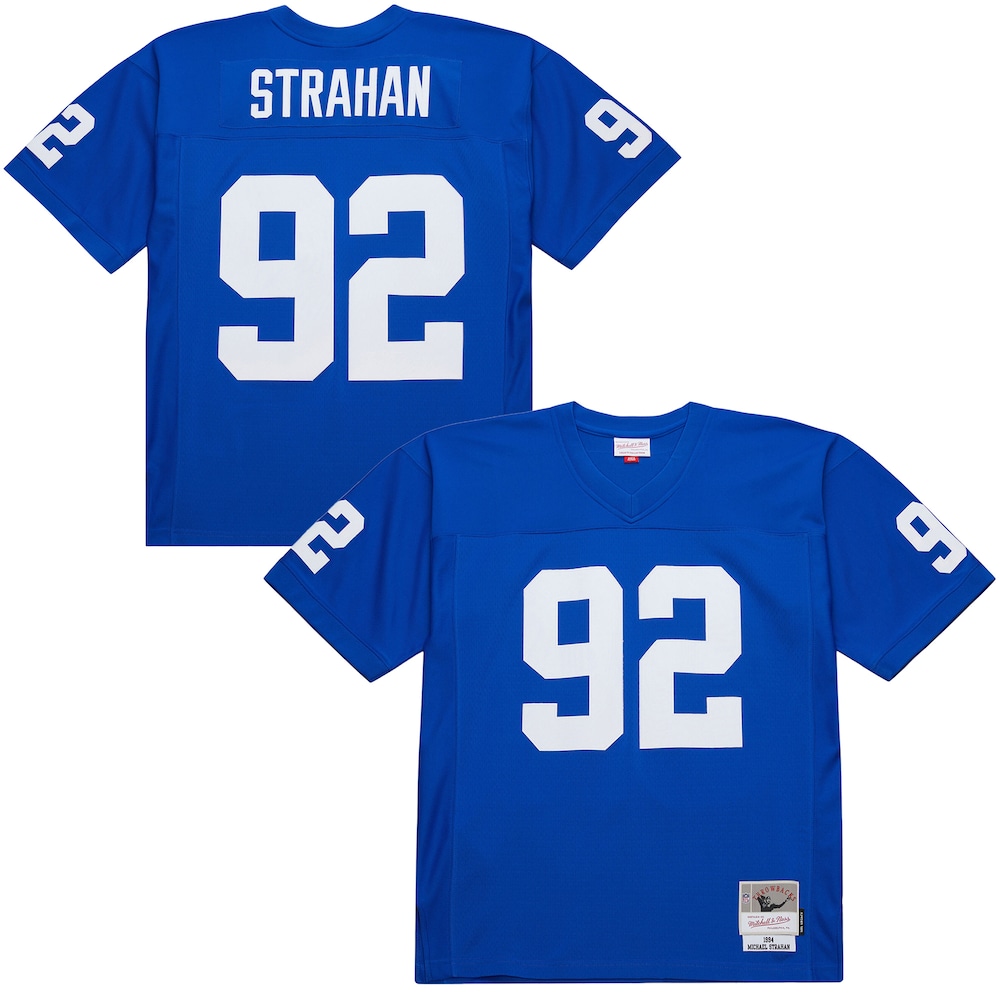 New York Giants Merch - Men's Michael Strahan Royal 1994 Legacy Replica Jersey 1 - Unicasport New York Giants Merch - Men's Michael Strahan Royal 1994 Legacy Replica Jersey