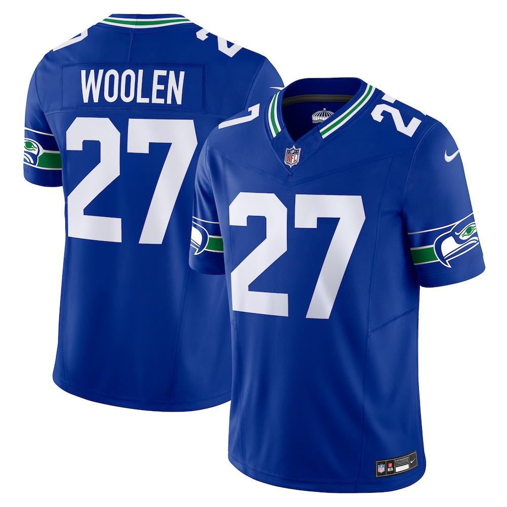 Seattle Seahawks Merch - Men's Tariq Woolen Royal Alternate Vapor F.U.S.E. Limited Jersey 1 - Unicasport Seattle Seahawks Merch - Men's Tariq Woolen Royal Alternate Vapor F.U.S.E. Limited Jersey