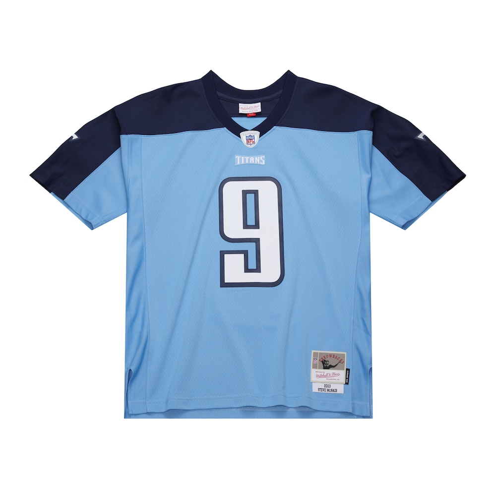 Tennessee Titans Merch - Men's Steve McNair Light 2003 Legacy Replica Jersey, Blue