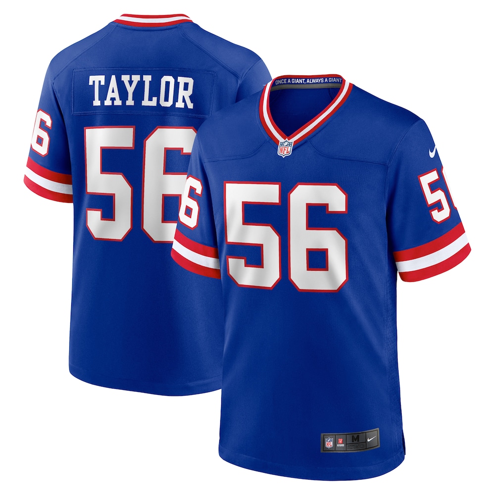 New York Giants Merch - Men's Lawrence Taylor Royal Classic Retired Player Game Jersey 1 - Unicasport New York Giants Merch - Men's Lawrence Taylor Royal Classic Retired Player Game Jersey