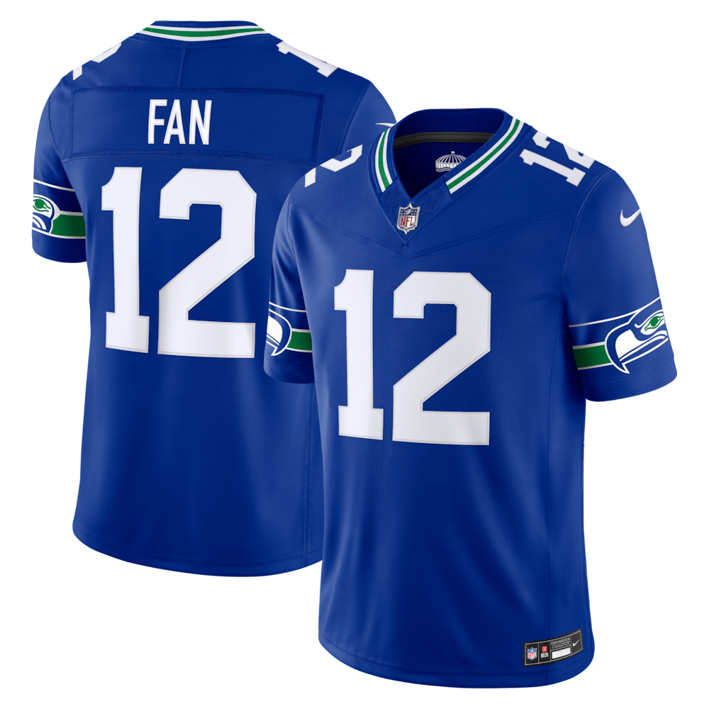 Seattle Seahawks Merch - Men's 12s Royal Alternate Vapor F.U.S.E. Stitched Limited Jersey 1 - Unicasport Seattle Seahawks Merch - Men's 12s Royal Alternate Vapor F.U.S.E. Stitched Limited Jersey