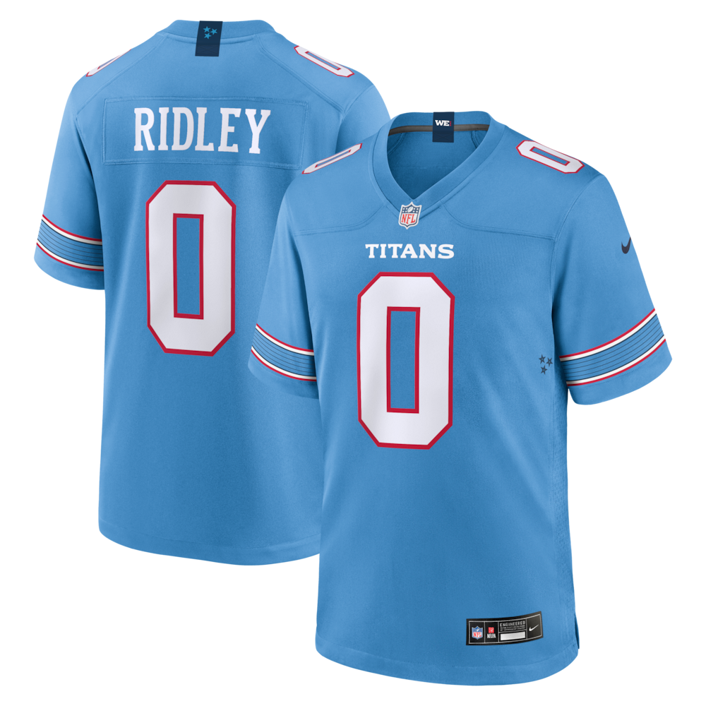 Tennessee Titans Merch - Men's Calvin Ridley Light Game Jersey, Blue 1 - Unicasport Tennessee Titans Merch - Men's Calvin Ridley Light Game Jersey, Blue
