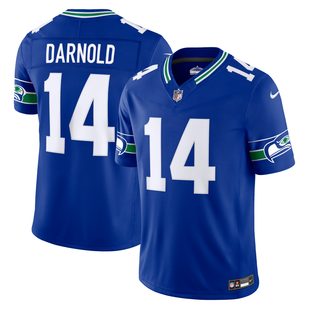 Seattle Seahawks Merch - Men's Sam Darnold Royal Alternate Vapor F.U.S.E. Stitched Limited Jersey 1 - Unicasport Seattle Seahawks Merch - Men's Sam Darnold Royal Alternate Vapor F.U.S.E. Stitched Limited Jersey