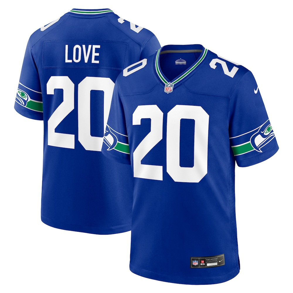 Seattle Seahawks Merch - Men's Julian Love Royal Alternate Game Jersey For Adults 1 - Unicasport Seattle Seahawks Merch - Men's Julian Love Royal Alternate Game Jersey For Adults