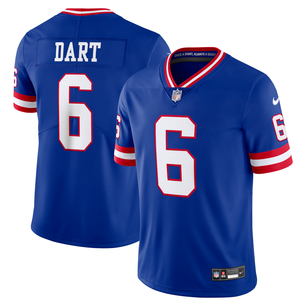 New York Giants Merch - Men's Jaxson Dart Royal Legacy Vapor Untouchable Stitched Limited Jersey 1 - Unicasport New York Giants Merch - Men's Jaxson Dart Royal Legacy Vapor Untouchable Stitched Limited Jersey