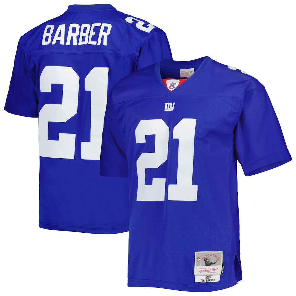 New York Giants Merch - Men's Tiki Barber Royal Legacy Replica Jersey - Best Football Gift Ideas 1 - Unicasport New York Giants Merch - Men's Tiki Barber Royal Legacy Replica Jersey - Best Football Gift Ideas
