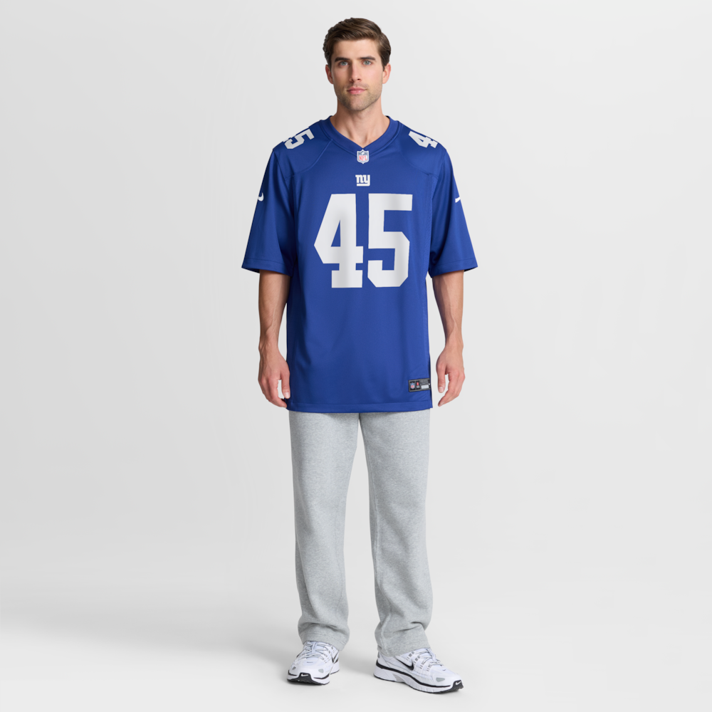 New York Giants Merch - Men's Patrick Ricard Royal Team Game Jersey 1 - Unicasport New York Giants Merch - Men's Patrick Ricard Royal Team Game Jersey