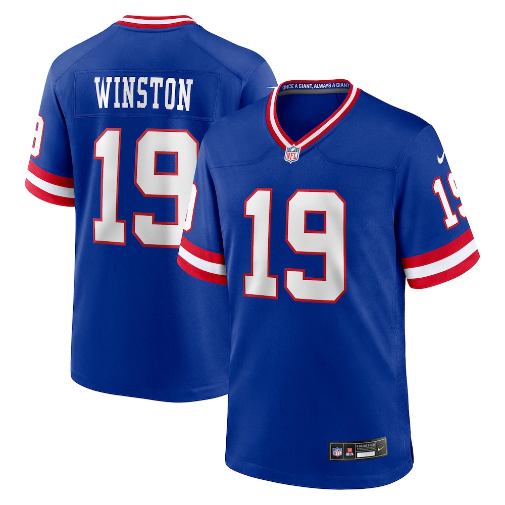 New York Giants Merch - Men's Jameis Winston Royal Alternate 2 Game Jersey - Football Gifts For Men 1 - Unicasport New York Giants Merch - Men's Jameis Winston Royal Alternate 2 Game Jersey - Football Gifts For Men