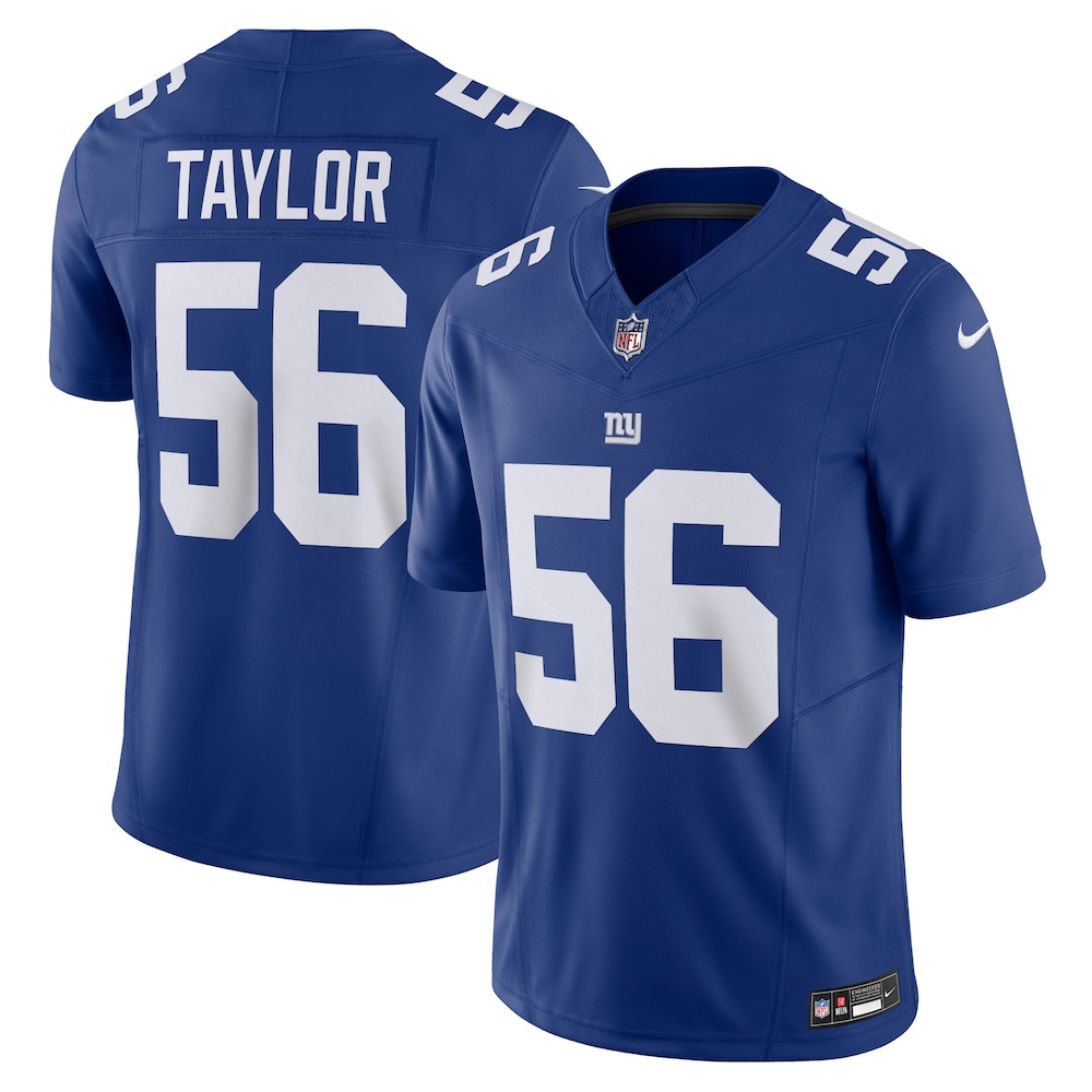 New York Giants Merch - Men's Lawrence Taylor Royal Vapor F.U.S.E. Limited Jersey  - Football Gifts For Men