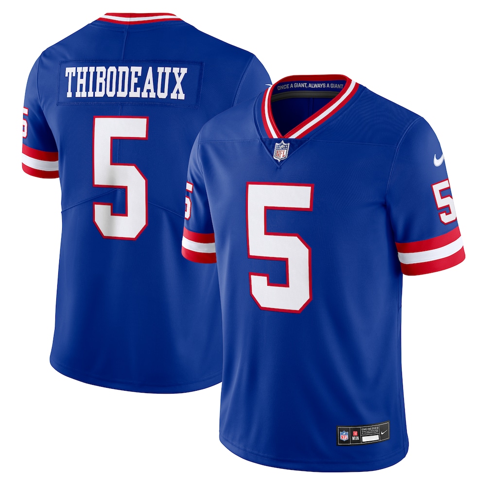 New York Giants Merch - Men's Kayvon Thibodeaux Royal Alternate Vapor Untouchable Limited Jersey  - Best Birthday Gift For Football Lovers