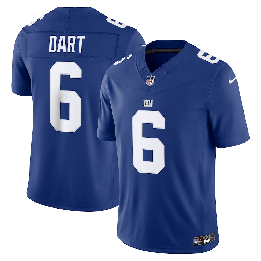 New York Giants Merch - Men's Jaxson Dart Royal Team Vapor F.U.S.E. Stitched Limited Jersey 1 - Unicasport New York Giants Merch - Men's Jaxson Dart Royal Team Vapor F.U.S.E. Stitched Limited Jersey