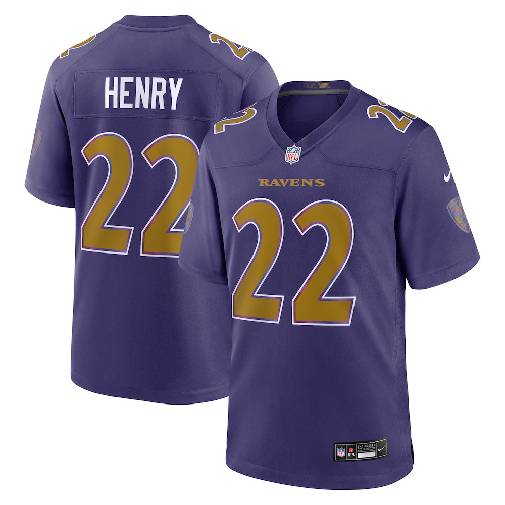 Baltimore Ravens Merch - Men's Derrick Henry Purple Alternate Game Jersey - Cool Football Gifts 1 - Unicasport Baltimore Ravens Merch - Men's Derrick Henry Purple Alternate Game Jersey - Cool Football Gifts