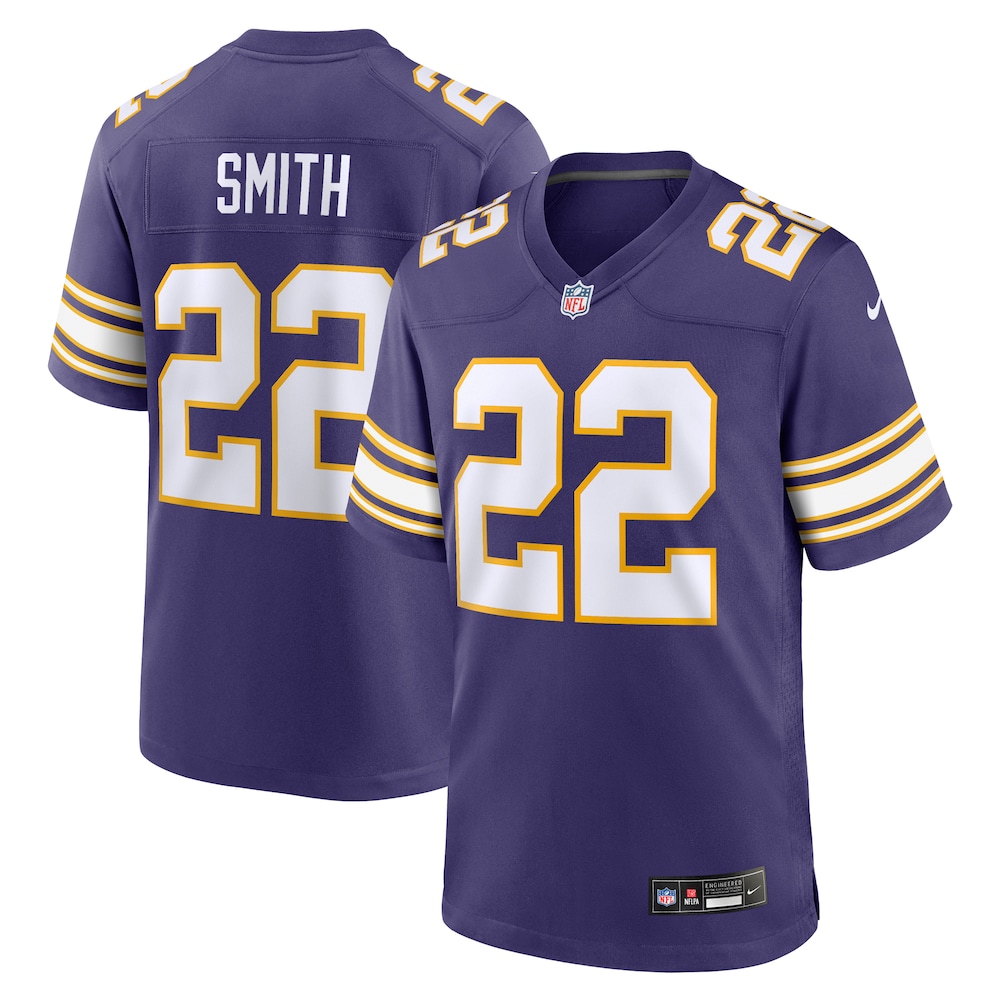 Minnesota Vikings Merch - Men's Harrison Smith Purple Classic Player Game Jersey 1 - Unicasport Minnesota Vikings Merch - Men's Harrison Smith Purple Classic Player Game Jersey