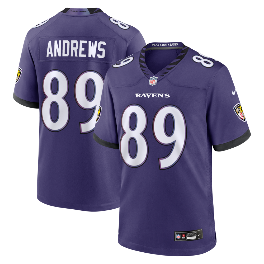 Baltimore Ravens Merch - Men's Mark Andrews Purple Team Game Jersey - Football Christmas Gifts 1 - Unicasport Baltimore Ravens Merch - Men's Mark Andrews Purple Team Game Jersey - Football Christmas Gifts