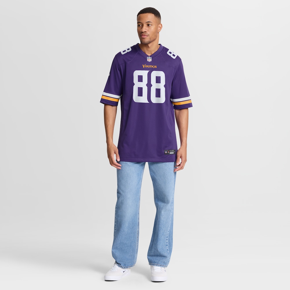 Minnesota Vikings Merch - Men's Alan Page Purple Game Retired Player Jersey 1 - Unicasport Minnesota Vikings Merch - Men's Alan Page Purple Game Retired Player Jersey