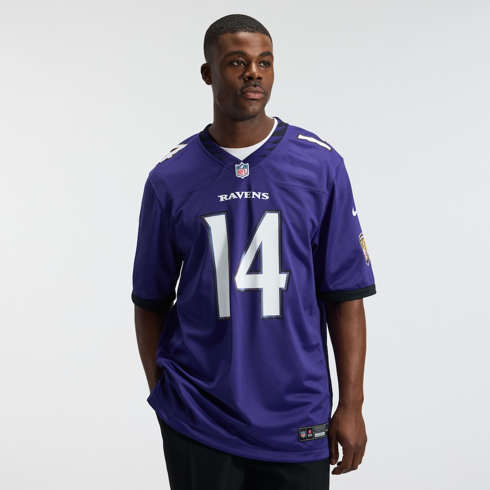 Baltimore Ravens Merch - Men's Kyle Hamilton Purple Team Game Jersey - American Football Fan Gifts 1 - Unicasport Baltimore Ravens Merch - Men's Kyle Hamilton Purple Team Game Jersey - American Football Fan Gifts