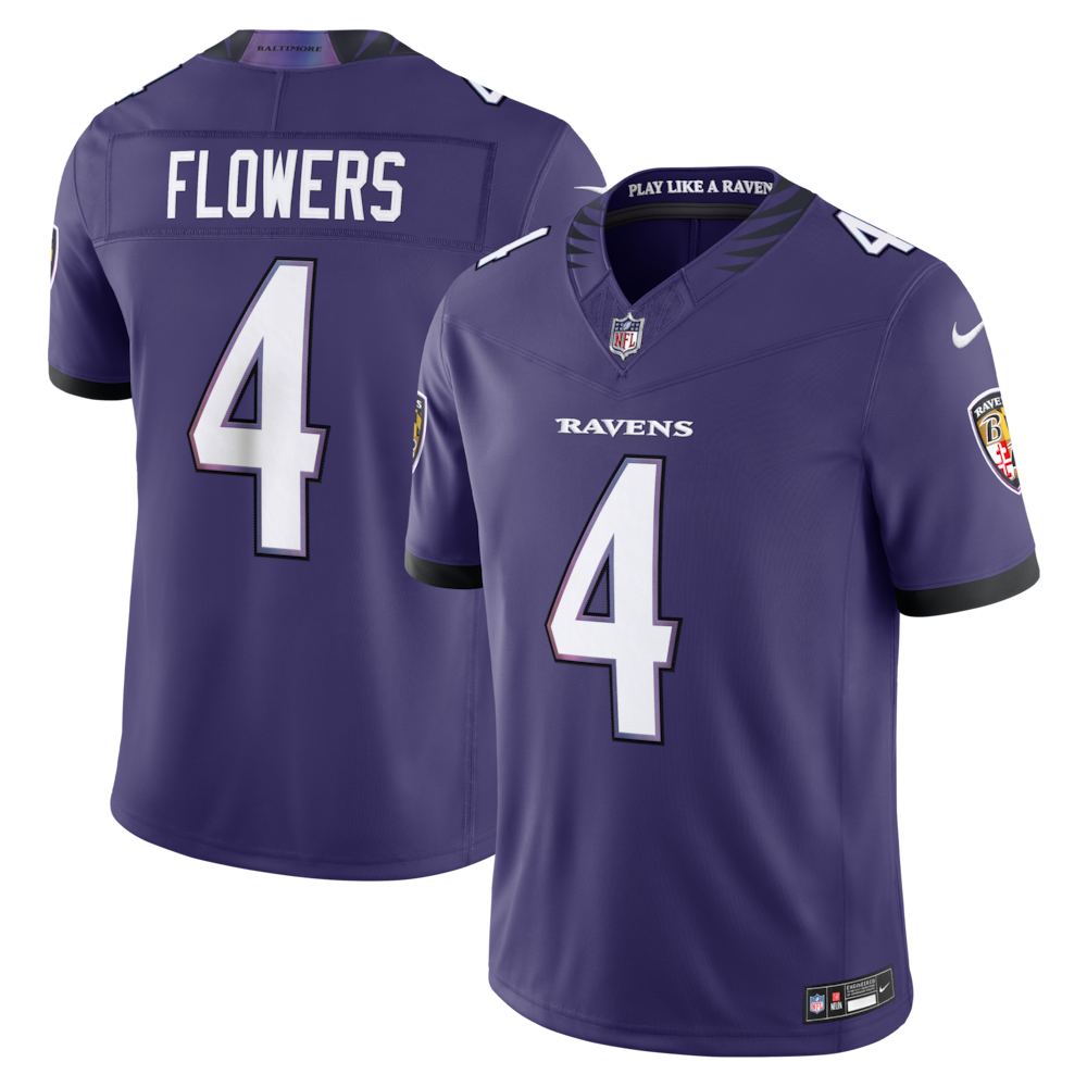 Baltimore Ravens Merch - Men's Zay Flowers Purple Team Vapor F.U.S.E. Stitched Limited Jersey - Football Christmas Gifts 1 - Unicasport Baltimore Ravens Merch - Men's Zay Flowers Purple Team Vapor F.U.S.E. Stitched Limited Jersey - Football Christmas Gifts