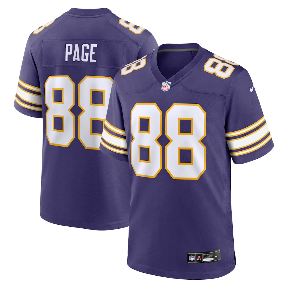 Minnesota Vikings Merch - Men's Alan Page Purple Retired Player Alternate Game Jersey - Best Presents For Football Fans 1 - Unicasport Minnesota Vikings Merch - Men's Alan Page Purple Retired Player Alternate Game Jersey - Best Presents For Football Fans
