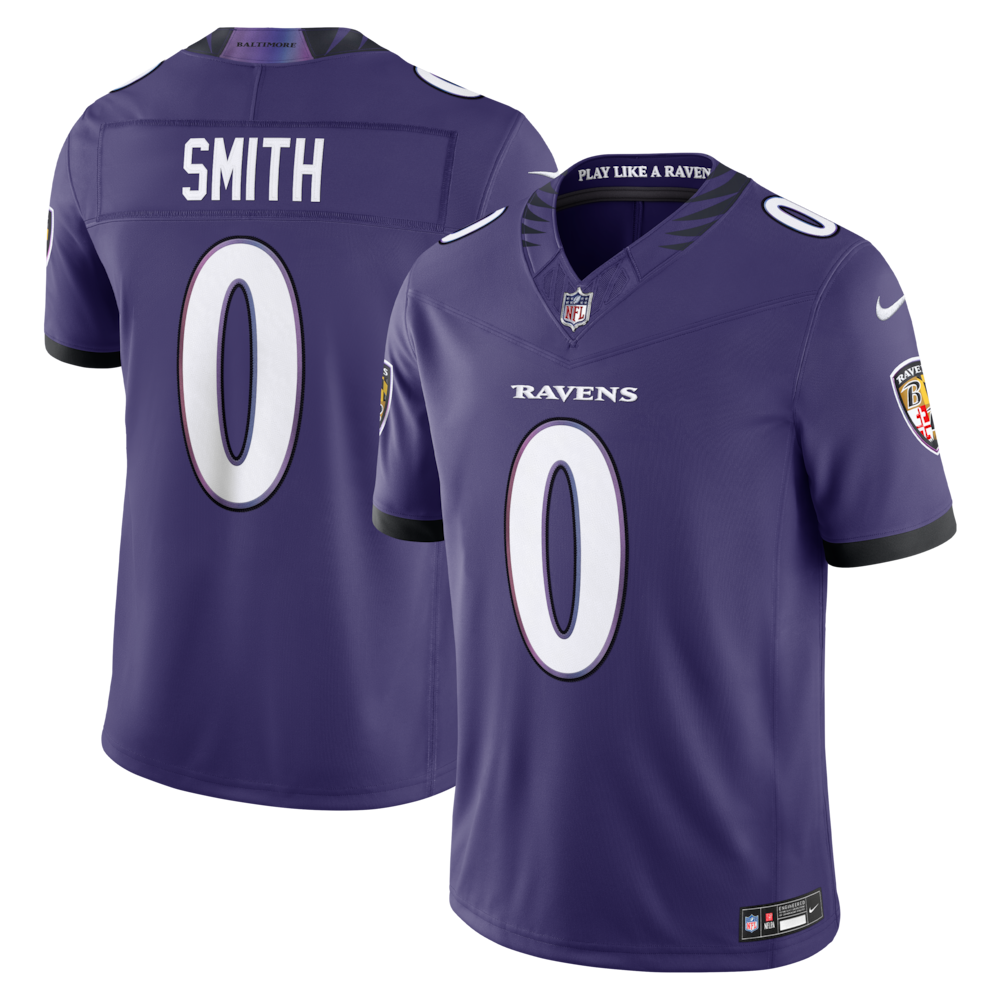 Baltimore Ravens Merch - Men's Roquan Smith Purple Team Vapor F.U.S.E. Stitched Limited Jersey 1 - Unicasport Baltimore Ravens Merch - Men's Roquan Smith Purple Team Vapor F.U.S.E. Stitched Limited Jersey