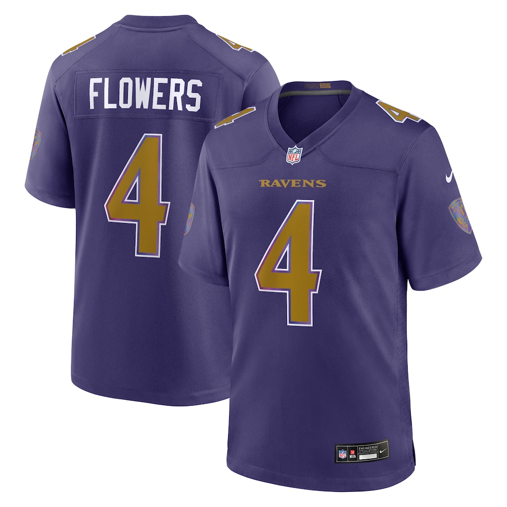Baltimore Ravens Merch - Men's Zay Flowers Purple Alternate Game Jersey - Football Christmas Gifts 1 - Unicasport Baltimore Ravens Merch - Men's Zay Flowers Purple Alternate Game Jersey - Football Christmas Gifts
