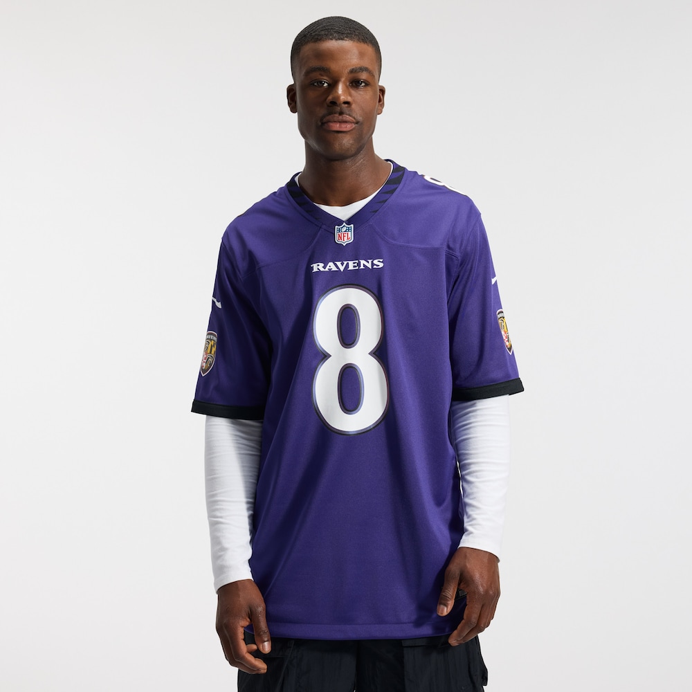 Baltimore Ravens Merch - Men's Lamar Jackson Purple Team Game Jersey - Best Birthday Gift For Football Lovers 1 - Unicasport Baltimore Ravens Merch - Men's Lamar Jackson Purple Team Game Jersey - Best Birthday Gift For Football Lovers
