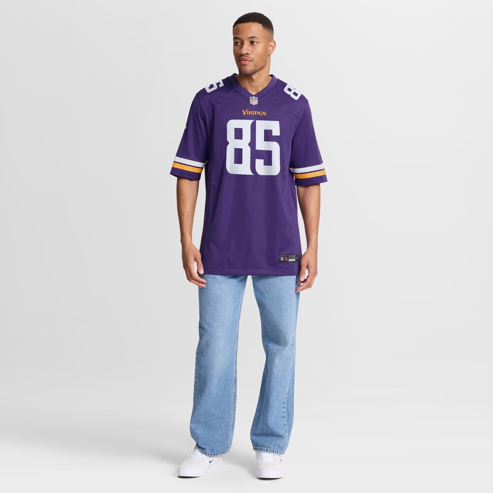 Minnesota Vikings Merch - Men's Ben Yurosek Purple Team Game Jersey - Birthday Present For Football Fan 1 - Unicasport Minnesota Vikings Merch - Men's Ben Yurosek Purple Team Game Jersey - Birthday Present For Football Fan