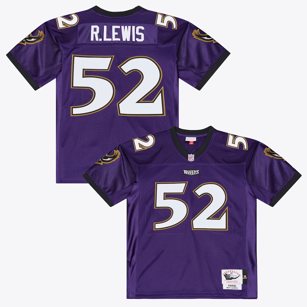Baltimore Ravens Merch - Men's Ray Lewis Purple 1996 Authentic Throwback Jersey - Best Football Gifts For Christmas 1 - Unicasport Baltimore Ravens Merch - Men's Ray Lewis Purple 1996 Authentic Throwback Jersey - Best Football Gifts For Christmas