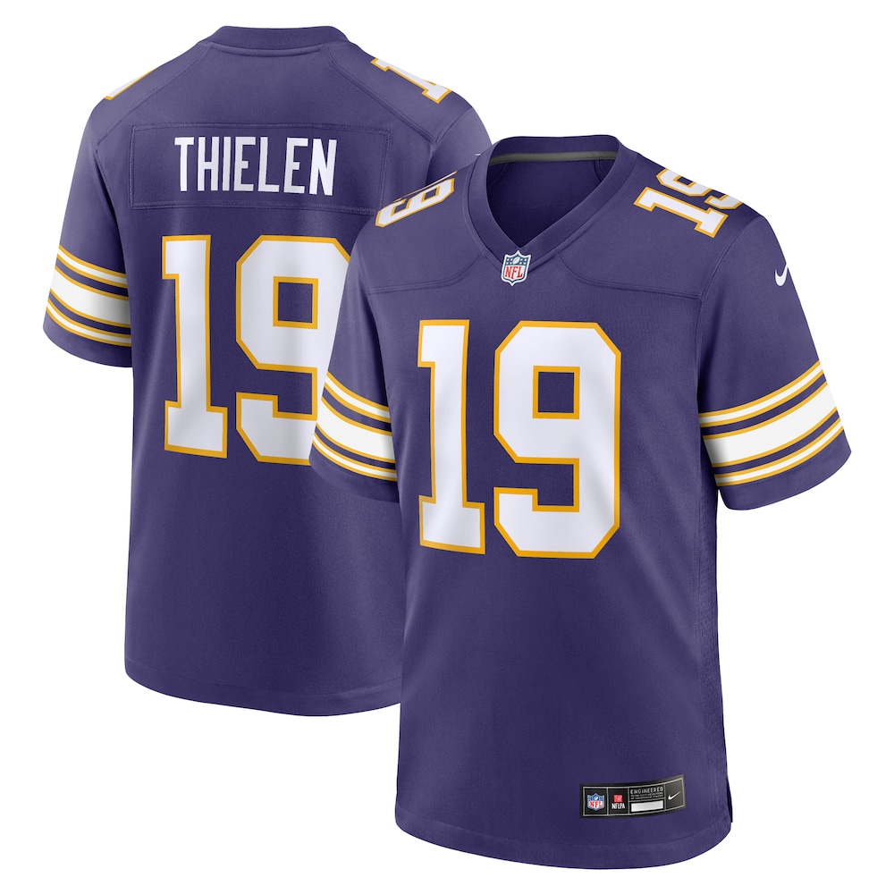 Minnesota Vikings Merch - Men's Adam Thielen Purple Alternate Jersey 1 - Unicasport Minnesota Vikings Merch - Men's Adam Thielen Purple Alternate Jersey