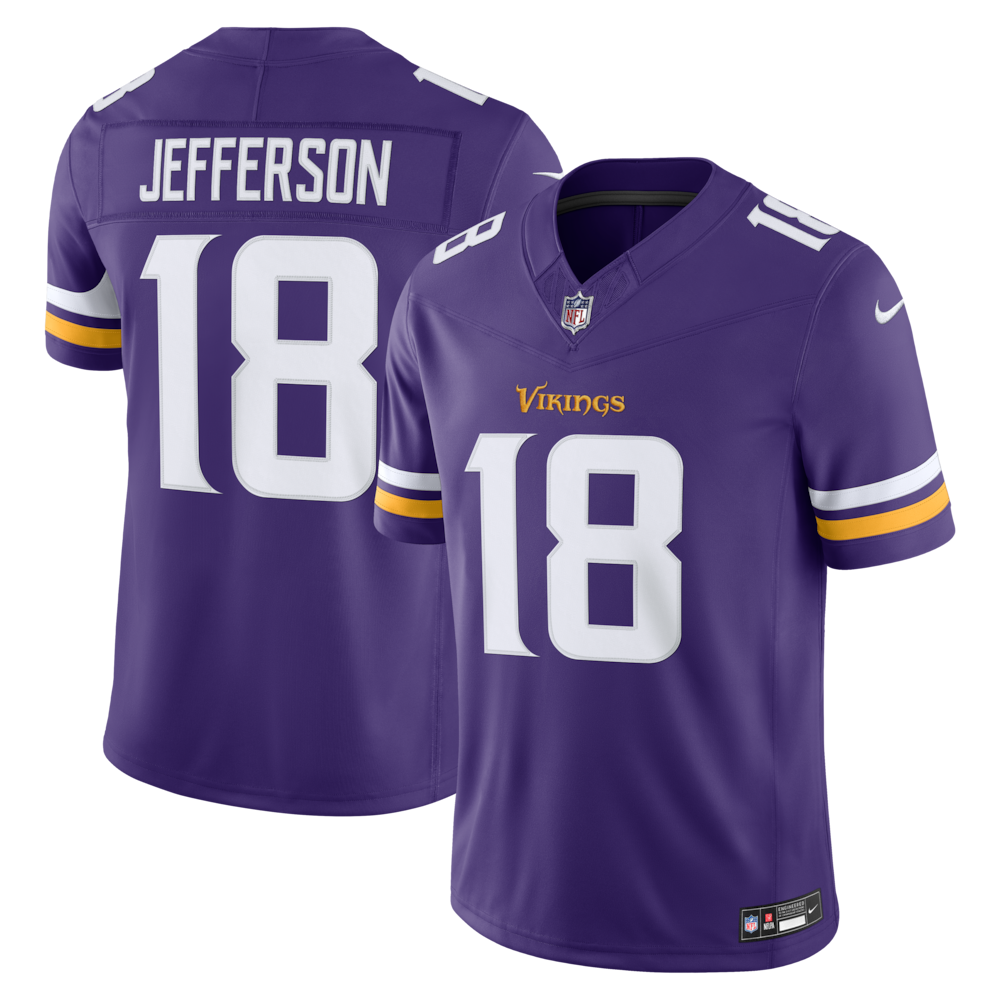 Minnesota Vikings Merch - Men's Justin Jefferson Purple Team Vapor F.U.S.E. Stitched Limited Jersey 1 - Unicasport Minnesota Vikings Merch - Men's Justin Jefferson Purple Team Vapor F.U.S.E. Stitched Limited Jersey