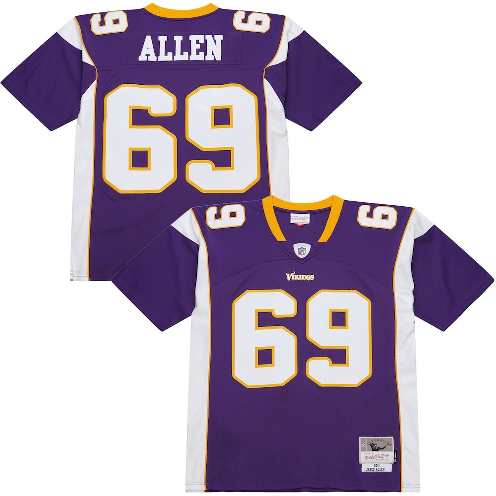 Minnesota Vikings Merch - Men's Jared Allen Purple 2011 Legacy Replica Jersey - Gift Ideas For Football Lovers 1 - Unicasport Minnesota Vikings Merch - Men's Jared Allen Purple 2011 Legacy Replica Jersey - Gift Ideas For Football Lovers